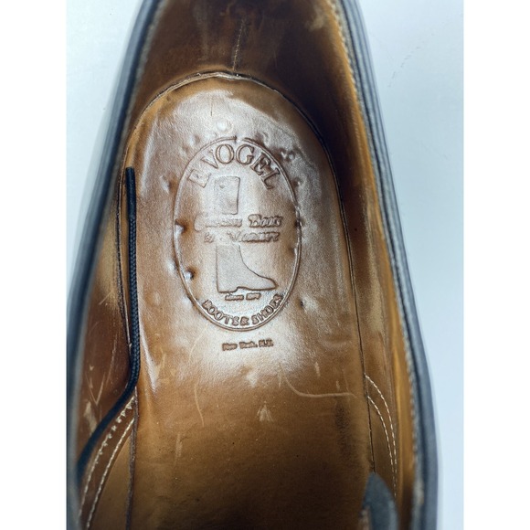 E‎ Vogel Bespoke Custom Made Men Oxford Dress Shoes Black Size 7 Made In NYC main image 10